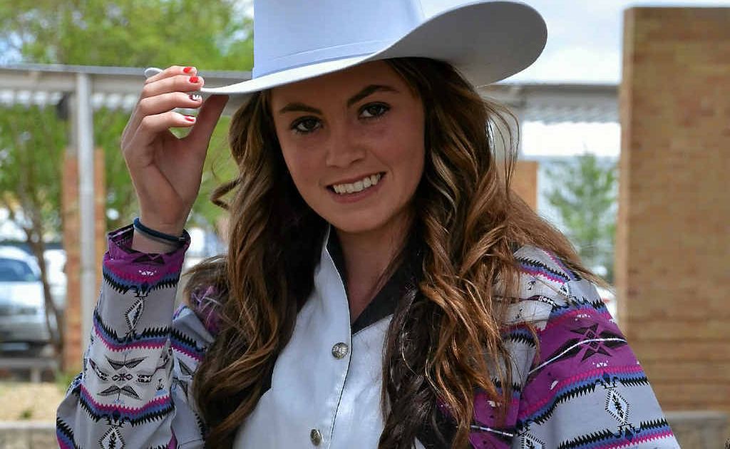 Ally Dwan will face the rodeo queen judges this weekend. Ally Dwan will face the rodeo queen judges this weekend.